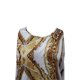 thumbnail image 4 of Plus Size Casual Top, Women's Plus Marble Print Long Sleeve Round Neck Asymmetrical Hem Slight Stretch Top, 4 of 4