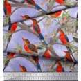 thumbnail image 3 of Soimoi Poly Georgette Fabric Boy,Surfboard And Beach Bird Print Sewing Fabric Yard 42 Inch Wide, 3 of 3