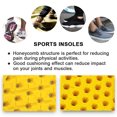thumbnail image 6 of Ailaka Elastic Shock Absorbing Height Increasing Sports Shoe Insoles, Soft Breathable Honeycomb Orthotic Replacement Inserts for Men & Women, 6 of 8