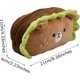 thumbnail image 2 of Estuche para lápices con diseño de animales de peluche y bolsa de cosméticos para adolescentes, 1 paquete de oso marrón, 2 of 7