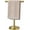 Brushed Gold, variant on 13 Inch Antique Brass Towel Bar Stand Hand Holder Bathroom Kitchen Vanity Countertop T-Shape Towel Rack Free Standing Stainless Steel