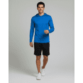 thumbnail image 4 of Real Essentials 3 Pack: Men's Dry Fit Wicking Long Sleeve Fishing Active Hoodie Pullover Sweatshirt (Big & Tall), 4 of 6