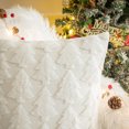 thumbnail image 2 of Sanmadrola Christmas Tree Decorative Throw Pillow Covers Set of 2, 18"x18" Soft Fluffy Pillowcases for Home Décor, Boho Pillow Covers Winter Holiday Cushion Cases for Sofa Couch Bedroom Living Room, 2 of 8