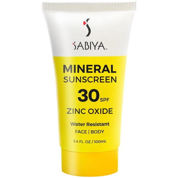 Protector solar SABIYA In Sun SPF 30, mineral, 100 ml, resistente al agua