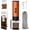 Orange, variant on 3-in-1 Single Serve Coffee Maker,Wireless Protable Coffee Machine Vacuum Pressured,Automatic Extraction and Real-time Heating Vacuum Coffee Maker for Travelling(Gold)