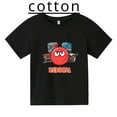 thumbnail image 2 of Ropa bonita de bola roja 2.ª para niños, camiseta de algodón de moda de verano para niños, camiseta de dibujos animados para niños, camisetas casuales de manga corta para niñas pequeñas, 2 of 5