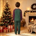 thumbnail image 5 of Onlypjs Family Christmas Pajamas Matching Sets Christmas Tree Graphic Raglan Tops Plaid Pants Holiday Sleepwear Loungewear for Couples, Men and Women, 5 of 5