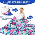 thumbnail image 3 of Pioneer Flower Floral Print Pattern Toddler Nap Mats for Kids Preschool,Sleeping Mat Bag or Kids,Toddler Sleeping Bag,Toddler Nap Mat or Daycare, 3 of 6