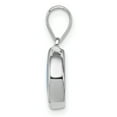thumbnail image 2 of Sterling Silver Rhod-plated Lab Created Opal  Round Pendant QP4420, 2 of 4