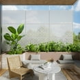 thumbnail image 3 of MAYEERTY 72" × 47" Outdoor Privacy Screen, 3 Panels Metal Decorative Screen, White, 3 of 9