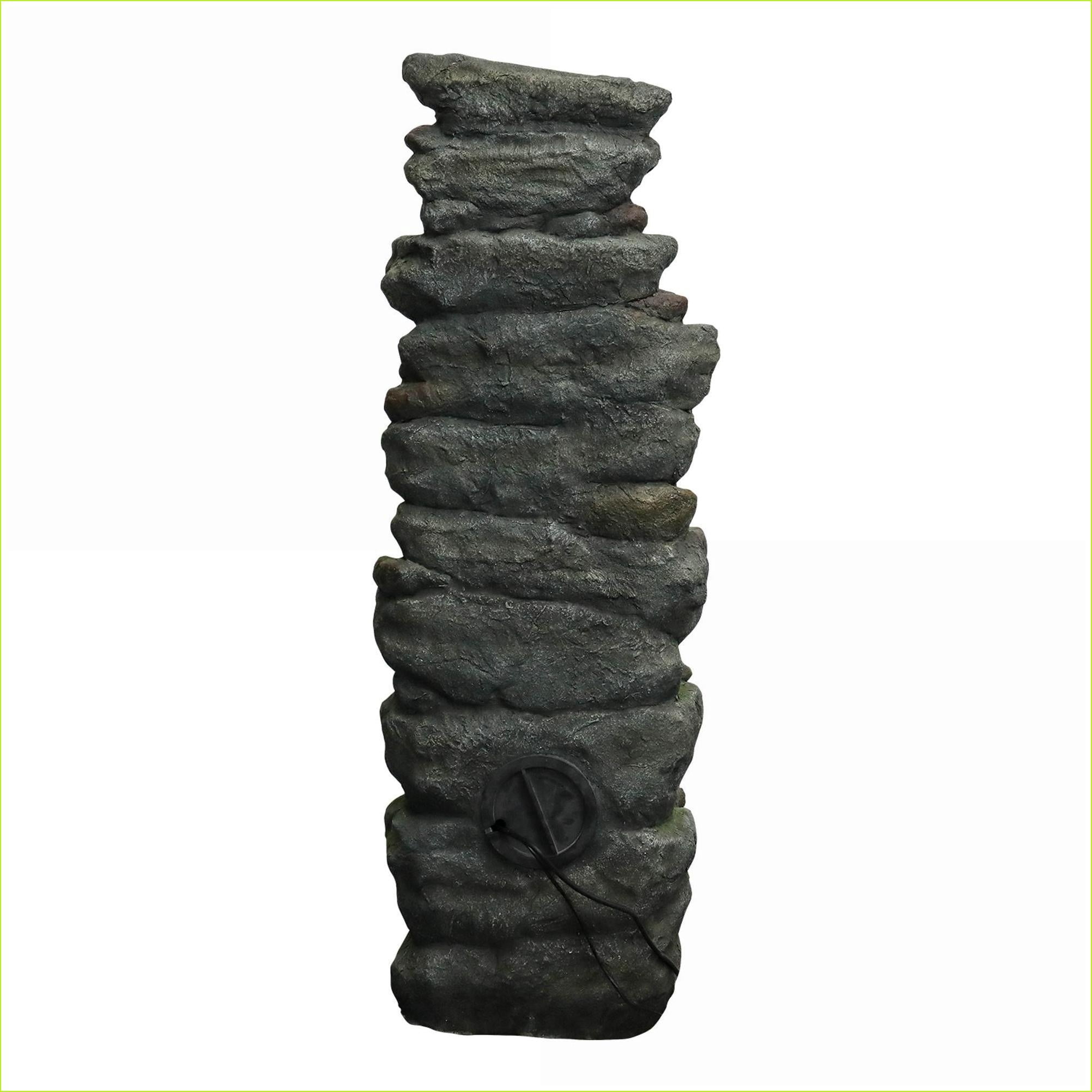 Fountains 51" H Multi-Layer Outdoor Garden Patio Fountain | Resin | Tiered