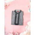 thumbnail image 4 of Dark Gray, Soft Cotton Traditional Boys Kurta, 013, 4 of 4