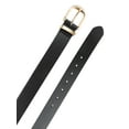 thumbnail image 2 of Time and Tru Women's Metal Loop Belt, Black, 2 of 2