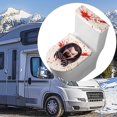 thumbnail image 6 of HELLHERO Vampire Toilet Lid Seat Cover of 2 Pcs Set Adjustable Bathroom Toilet Lid Cover Set Washable and Reusable Indoor Home, 6 of 7