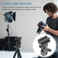 thumbnail image 2 of KONTONTY Light Stand Clip Flash Lamp Holder Adjustable Design ABS Black 1Pack, 2 of 7