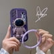thumbnail image 1 of Funda De Astronauta Para Samsung Galaxy A52S A72 A23 A32 A52 4G A33 A53 A73 5G Blanda Con Cordón De Anillo De Silicona, 1 of 4