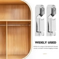 thumbnail image 5 of HEMOTON 4pcs Closet Rod Support Brackets Pole Socket Flange Holders, 5 of 6