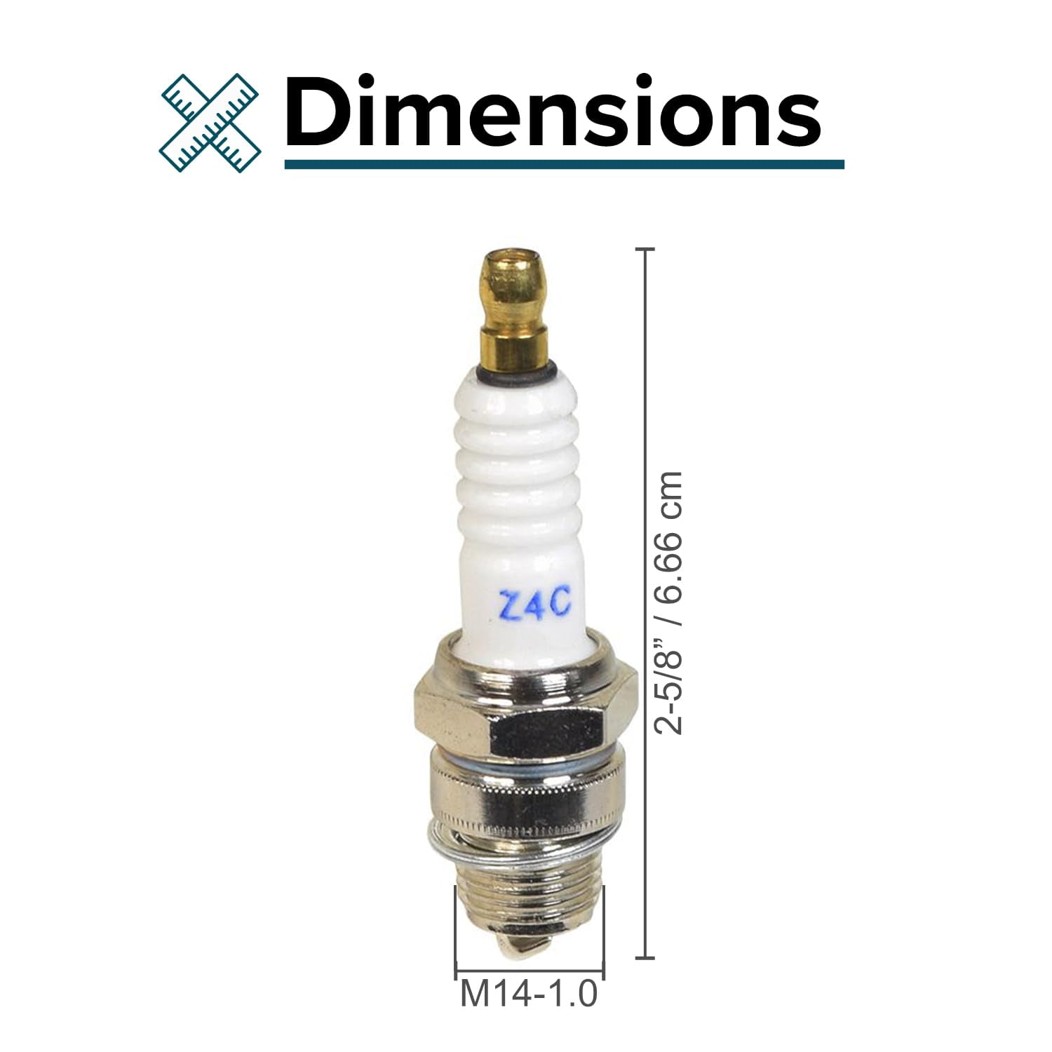 APCGS2点セット Z4C Spark Plug for 80cc 2-Stroke Bicycle Engine Kits