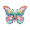 thumbnail image 2 of Rirozkan Metal Butterfly Wall Decor, Colorful Garden Art, Iron Wall Sculpture, Rust-Resistant Yard Fence Ornament for Outdoor Courtyard and Patio, 2 of 6