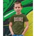 thumbnail image 5 of Big Bro Baseball Shirt Toddler and Kids Sibling Announcement Graphic Tee Military Green Shirt Youth Large, 5 of 8