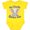 Yellow, variant on Inktastic My Uncle Loves Me Cute Elephant Boys or Girls Baby Bodysuit