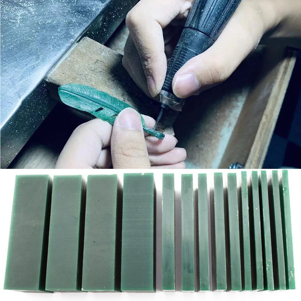 HONMEET 15PCS Jewelry Wax Sheets for Casting, Engraving, Modeling, Crafting , Earrings, Bracelets and More