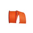 thumbnail image 1 of Reliant Ribbon 3221M-058-40F Burlap Colored Wired Edge Ribbon - Orange - 2.5 in. x 10 yards, 1 of 1