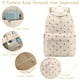 thumbnail image 4 of Mochila Bluboon School para adolescentes, niñas y niños con lonchera y bolsa para lápices, 4 of 9