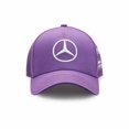 thumbnail image 4 of Mercedes Benz AMG Petronas F1 2022 Lewis Hamilton Team Trucker Hat- Black/White/Purple, 4 of 12