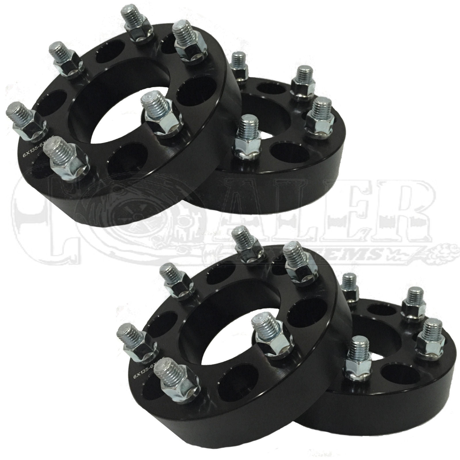 4 BLACK Wheel Spacers For F150 Expedition 87.1MM 6X135 1.5 inch 38mm