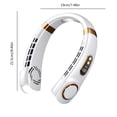 thumbnail image 4 of Ventilador Sin Aspas Mute USB Lazy Neck Fan Enfriador Manos Libres (pantalla Digital) Blanco, 4 of 4
