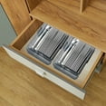 thumbnail image 4 of RXIRUCGD Drawer Organizer Tray Flatware Holder, Household Kitchen Drawer Storage Box Retractable Partition Tableware Storage Box Desktop Clear Plastic Dividers For Utensils Tableware And More, 4 of 9