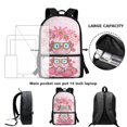 thumbnail image 3 of Jeiento Strawberry School Bag Set of 5 for Girls Sweet Lightweight Kids Backpack with Lunch Bag, Pencil Case and Bookmarks 17 Inch School Backpack for 9-12 Years Old, 3 of 8