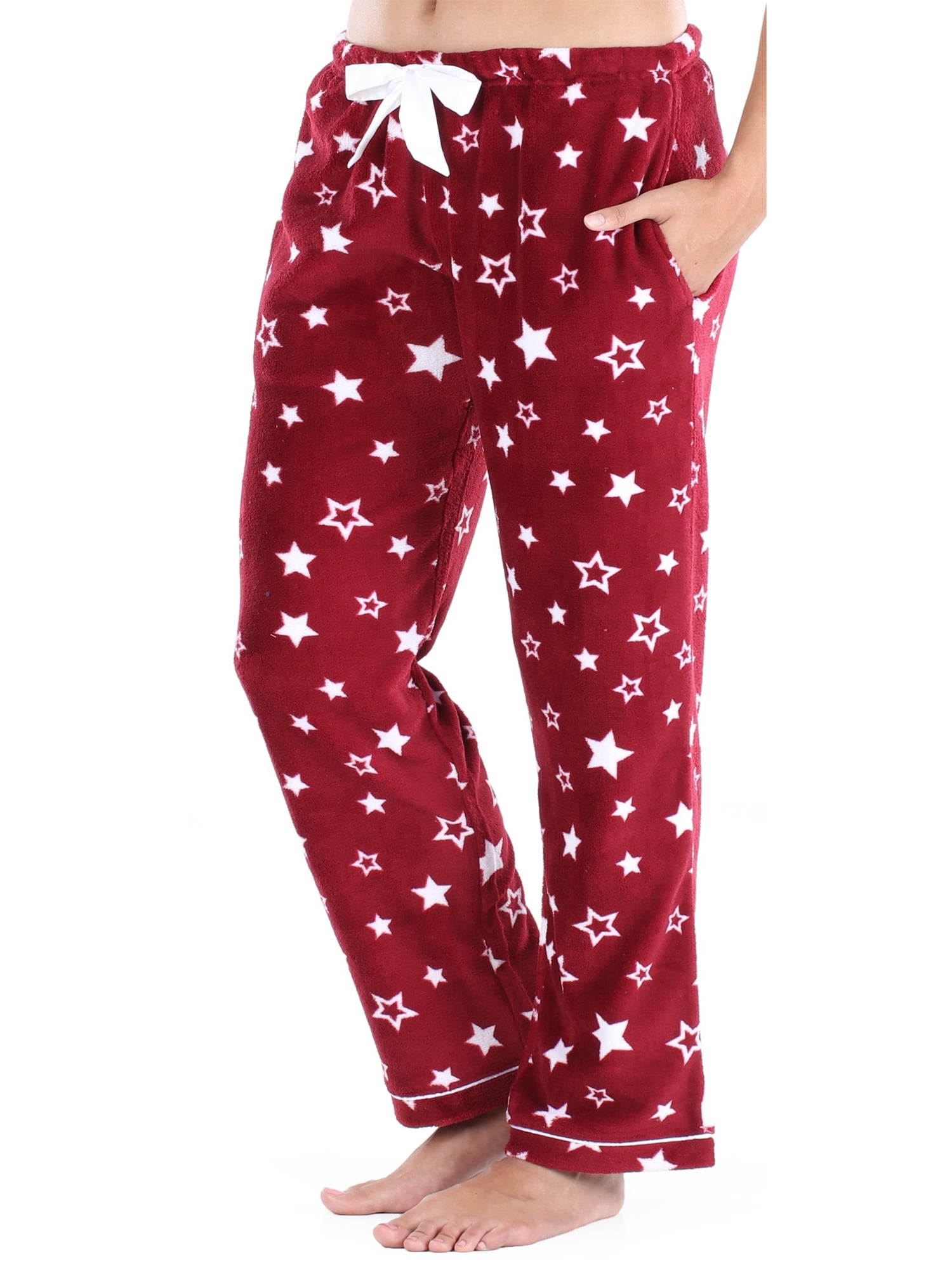 women's fleece pj pants