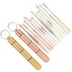 thumbnail image 3 of Kit de extracción de cerumen de acero inoxidable, cuchara para los oídos, recogedor de cerumen, herramienta de limpieza (oro rosa), 3 of 14