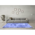 thumbnail image 3 of Ahgly Company Indoor Rectangle Patchwork Blue Transitional Area Rugs, 6' x 9', 3 of 4