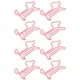 thumbnail image 3 of 100 clips de papel lindos en forma de perro que no destiñen, proceso de chapado a prueba de óxido, portátil, ligero para la familia, oficina, escuela, color rosa, 3 of 14