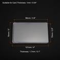 thumbnail image 2 of Unique Bargains Trading Card Sleeves PVC Clear Hard Waterproof Playing Cards Holder Clear 15 Pack, 2 of 6