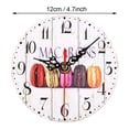 thumbnail image 2 of YUMILI Reloj de Pared de Madera, decoración de Reloj de Pared de Madera, 1 Pieza, Estilo artístico Europeo, Reloj de Pared Antiguo Redondo de Madera para el hogar y la Oficina, decoración Nueva(33), 2 of 3