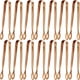 thumbnail image 1 of 12 pinzas para azúcar, pinzas para hielo, pinzas para servir de acero inoxidable, pinzas para aperitivos, pinzas de cocina pequeñas para té, café, bar, cocina (plata, 4,3 pulgadas), 1 of 7
