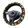 thumbnail image 2 of Honeii Halloween Fruit Platter Print Stretch Elastic Steering Wheel Cover - Universal 15", Fits Sedans, SUVs, Vans, & Trucks Effortlessly, 2 of 6
