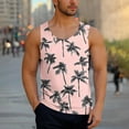 thumbnail image 5 of Taqqpue Mens Plus Size Tank Tops Casual Crewneck Hawaiian Sleeveless Shirts Loose Fit Quick Dry Graphic Beach Tank Top for Workout Gym Athletic Training Sports, 5 of 6