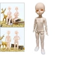 thumbnail image 2 of 12 pulgadas Girl Partes de cuerpo de muñeca en blanco flexible con zapatos Zulema Cuerpo de muñecas de niña BJD con cabeza, 2 of 8
