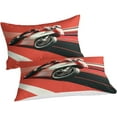 thumbnail image 1 of YingD Boxing Bedding Set Sports Theme Duvet Cover Single Size Red Blue, 1 of 5