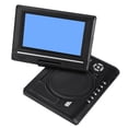 thumbnail image 5 of Reproductor de DVD portátil de 7 pulgadas, pantalla giratoria, TV recargable, cargador de coche, Gamepad 100-240V, enchufe europeo, 5 of 5