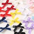 thumbnail image 3 of RUISINERY 10pieces Kids Small Bowknot Hair Clip Solid Color Ribbons Styles Hair Barrettes for Parties and Gifts, 3 of 7