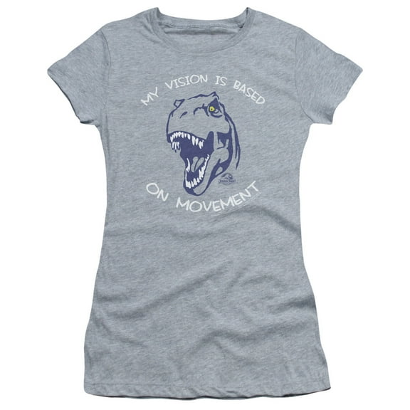 Jurassic Park My Vision S/S Junior Women's T-Shirt Sheer Athletic Heather