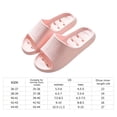 thumbnail image 2 of Zapatos de ducha zapatillas de baño toboganes sin deslizamiento sandalias de piscina de secado rápido con agujeros de drenaje para el dormitorio de la casa del gimnasio, 2 of 8