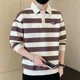 thumbnail image 3 of Ropa para hombre, camisetas con botones y rayas verdes, sudaderas, camisetas tipo polo para hombre, tendencias de moda de alta marca 2024, ropa de calle de calidad en oferta, 3 of 5