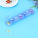 thumbnail image 5 of Pastillero con soporte para medicina diaria de 7 días, pastillero mensual, organizador, estuche dispensador(), 5 of 8